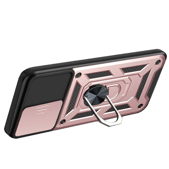 Case for Samsung Galaxy S22 5G, CamShield Slide, pink rose gold