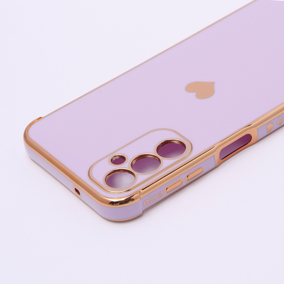 Case for Samsung Galaxy A14 4G/5G, Electro heart, purple