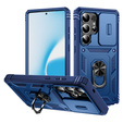 Case for Samsung Galaxy S25 Ultra, KickStand Camera Lens, blue