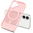 Matt Case for iPhone 17, for MagSafe, translucent pink