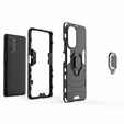 Case for Xiaomi Mi 11i / POCO F3, Kickstand Ring, black