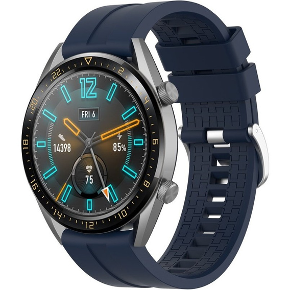 22mm Silicone strap with buckle for Huawei Watch GT / Watch GT2 - White