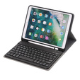 Case + keyboard iPad 7/8/9 10.2 2019/2020/2021, Pen Slot, black