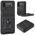 Case for Samsung Galaxy Z Flip 4 5G, CamShield Slide, black