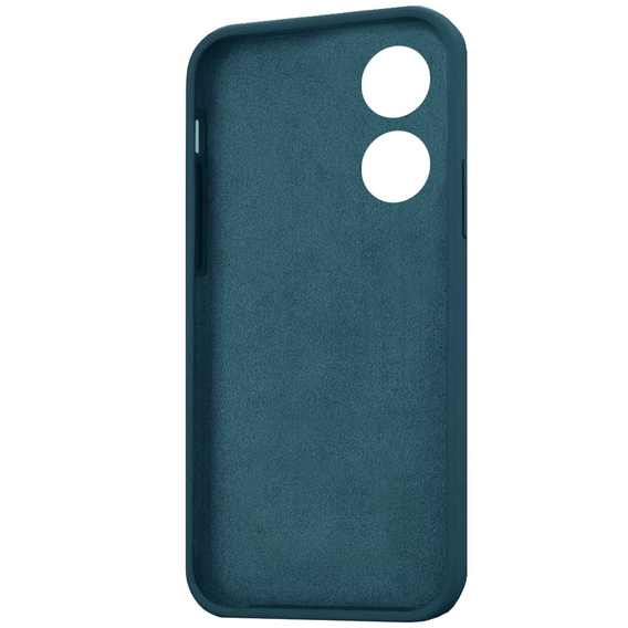 Case for Oppo Reno8 T, Silicone Lite, dark green