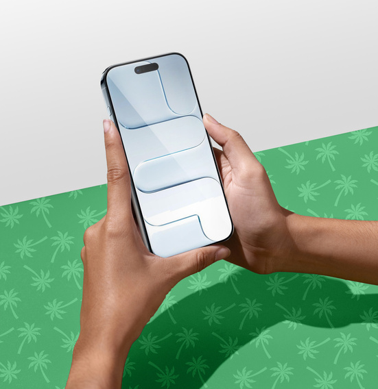 5D Full Glue Smart Palm tempered glass for iPhone Air