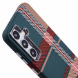 MagSafe's Samsung Galaxy S25+ Plus Case, Carbon Fiber, red / green