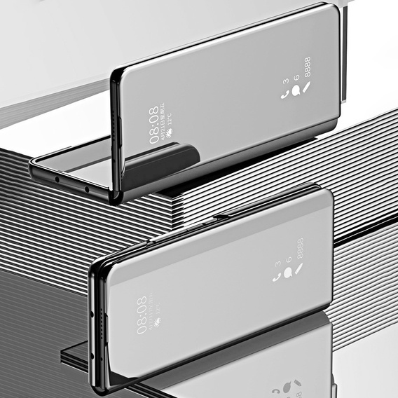 Case for Samsung Galaxy Z Fold3 5G, Clear View, silver