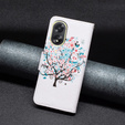 Flip case for Oppo A38 4G / Oppo A18 4G, Wallet, Colorful Tree white
