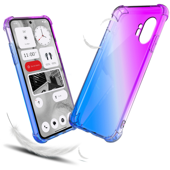 Case for Nothing Phone 2 5G, Gradient Dropproof, Purple / blue