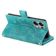 Flip case for Xiaomi Redmi Note 13 Pro 4G / Xiaomi Redmi Note 14S / Xiaomi Poco M6 Pro 4G, Mandala, green