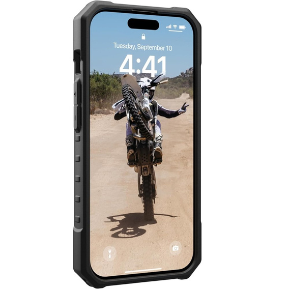 Urban Armor Gear Case for iPhone 15 Pro, Pathfinder MagSafe, black