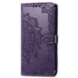 Flip case for Oppo A57s, Mandala, purple