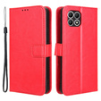 Flip case for T Phone 2 5G, Crazy Horse Wallet, red