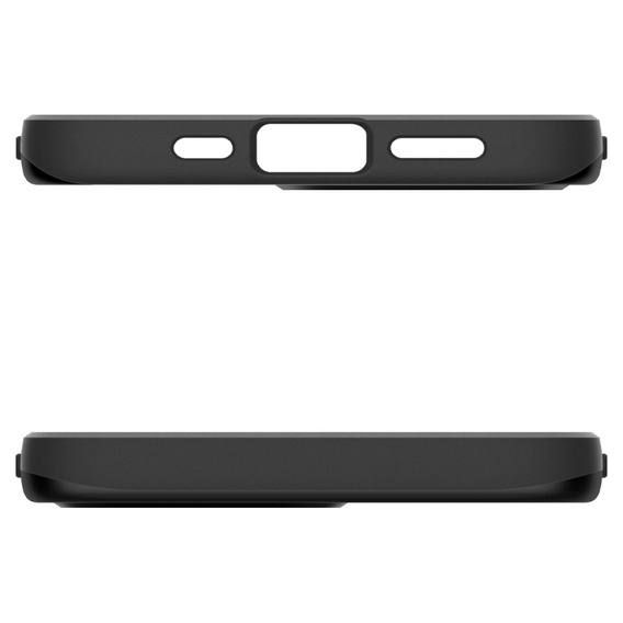 Spigen case for iPhone 16E, Thin Fit Mag, black + 9H tempered glass
