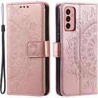 Flip case for Samsung Galaxy A14 4G/5G, Mandala, pink rose gold