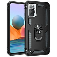 Armor Case for Xiaomi Redmi Note 10 Pro, Nox Case Ring, black