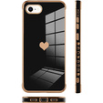 Case for iPhone 7/8/SE 2020/SE 2022, Electro heart, black