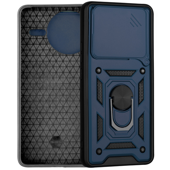 Case for Xiaomi Poco F7 Pro, CamShield Slide, blue