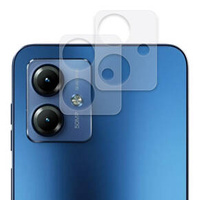 2x ERBORD tempered glass for camera to Motorola Moto G14, transparent