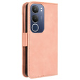 Flip case for Vivo Y19s, Card Slot, pink