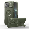 Armored case for iPhone 16 Pro Max, Dexnor CamProtect MagSafe, green
