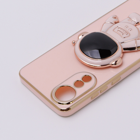 Case for Oppo A78 4G, Astronaut, pink rose gold
