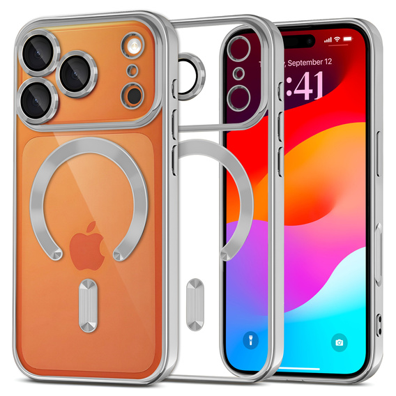 Magnetic case with lens protection for iPhone 17 Pro