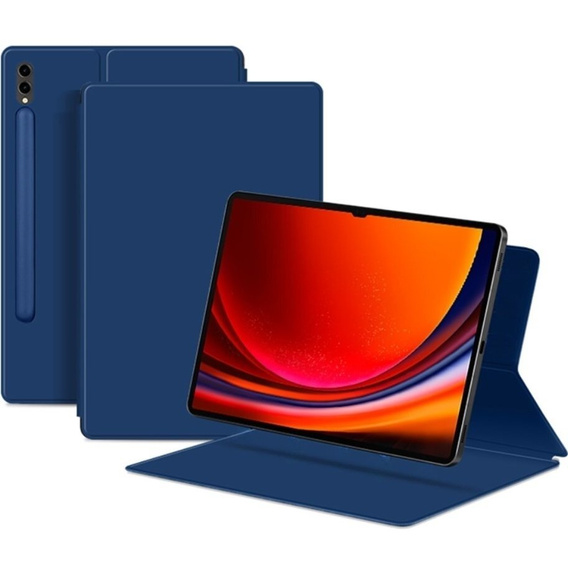 Case for Samsung Galaxy Tab S9 Ultra, Magnetic, blue
