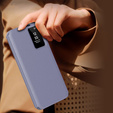 Flip case for Samsung Galaxy S25+ Plus, Smart View Wallet, purple