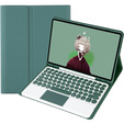 Case + keyboard Samsung Galaxy Tab S6 Lite 2020 P610/P615 / S6 Lite 2022 10.4, Touchpad Pen Slot, dark green