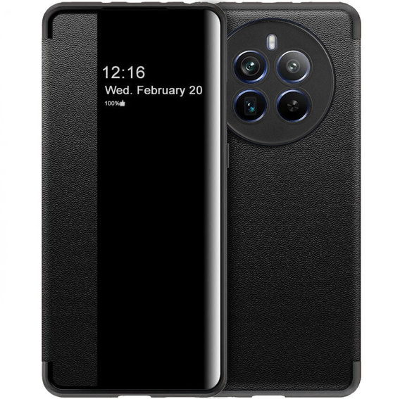 Flap case for Realme 12 Pro 5G / 12 Pro+ 5G, Side View, black