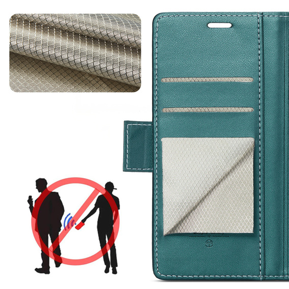 CASEME Litchi Wallet flip case for Samsung Galaxy Z Fold7 5G