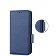 Flip case for Nokia X30 5G, Wallet Litchi Magnet Case, dark blue