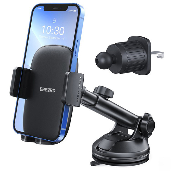 ERBORD JY04 car mount for phone to windshield/intake/grille/cockpit