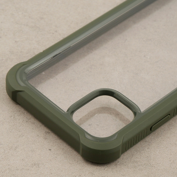 Case for iPhone 11, Dexnor Full Body Rugged, transparent / green