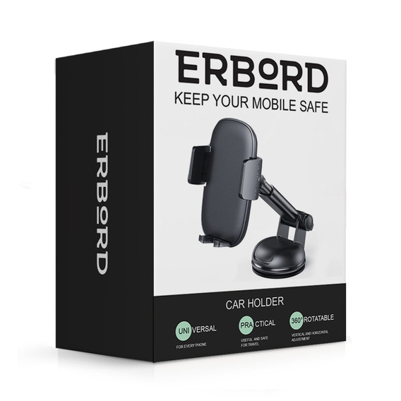 ERBORD JY04 car mount for phone to windshield/intake/grille/cockpit