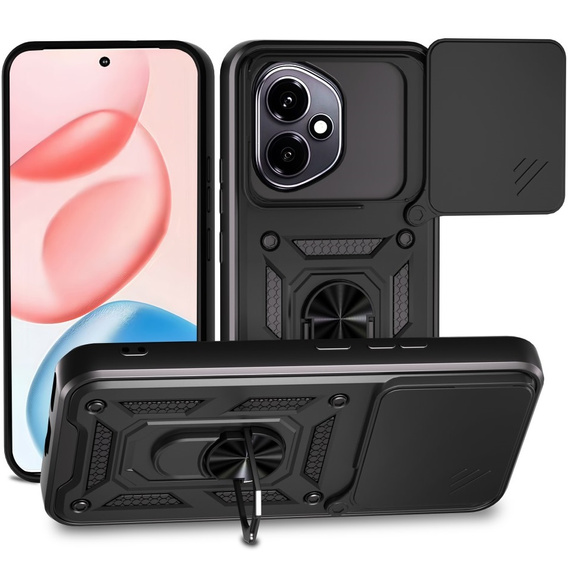 Case for Honor 400 5G, CamShield Slide, black
