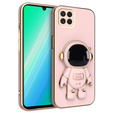 Case for Samsung Galaxy A22 5G, Astronaut, pink rose gold