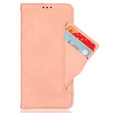 Flip case for Motorola Edge 50 Ultra, Card Slot, pink