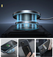 Armored case for iPhone 16 Pro Max, Dexnor CamProtect MagSafe, blue (Two frames)