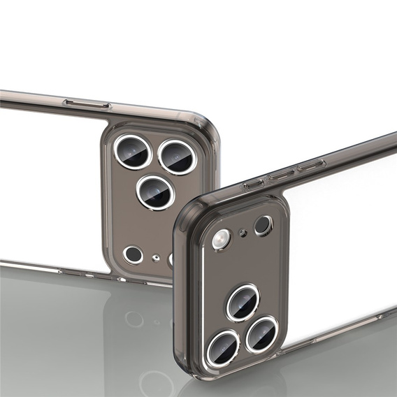 Silicone case with hard back for iPhone 17 Pro