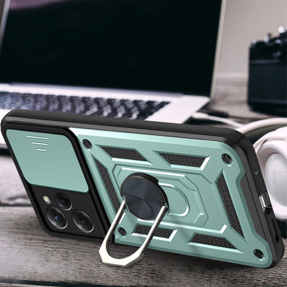 Case for Xiaomi Poco X5 Pro 5G, CamShield Slide, green