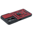 Case for Oppo A58 4G, CamShield Slide, red