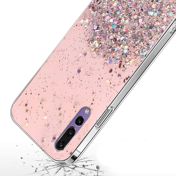Case for Huawei P20 Pro, Glittery, pink