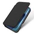 Dux Ducis case for iPhone Air, Skin Pro, with flap, with card slot, black