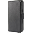 Flip case for Samsung Galaxy S9, Leather Flexi Book, black