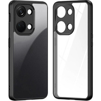 Case for Xiaomi Redmi Note 13 Pro 4G / Xiaomi Redmi Note 14S / Xiaomi Poco M6 Pro 4G, Fusion Hybrid, with camera protection, transparent / black