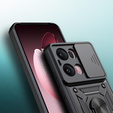 Case for Oppo Reno 13 Pro, CamShield Slide, black