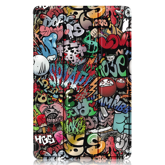 Case for Huawei MatePad SE 10.4 2022, Smartcase, graffiti